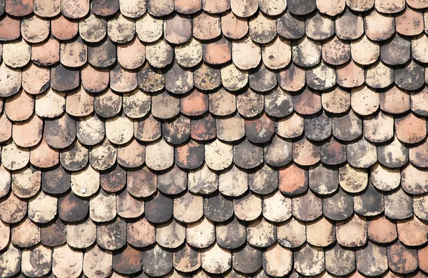 Old red roof tiles — Stock Photo, Image