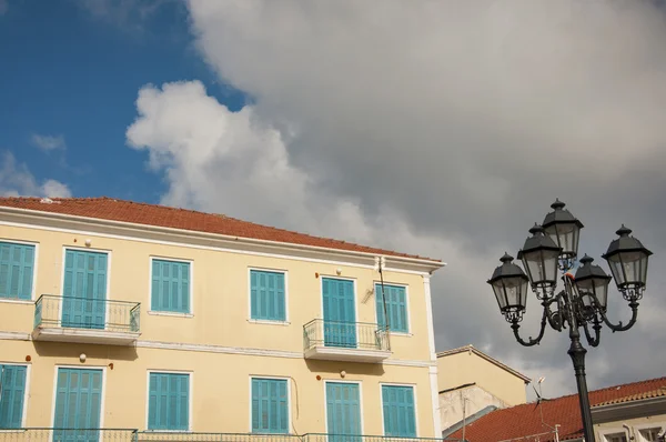 Tradiční dům Lefkada — Stock fotografie