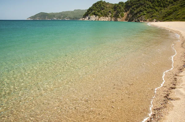 Playa Aselinos Isla Skiathos Grecia — Foto de Stock