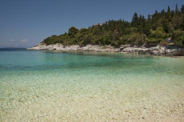 Emblisi plaj Kefalonia Adası Yunanistan