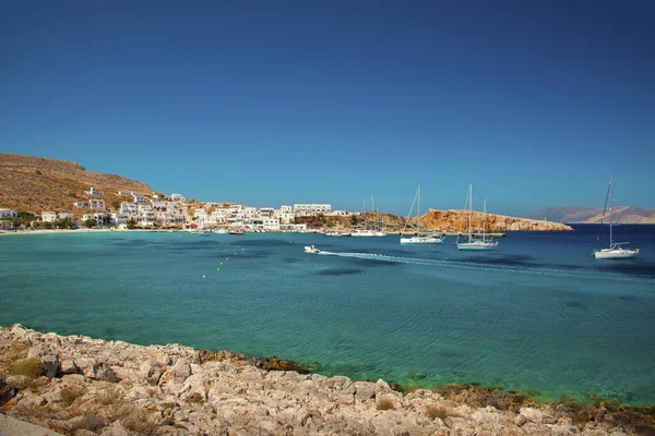 Karavostasis Town Folegandros Island Grekland 2019 Utsikt Över Staden Karavostasis — Stockfoto