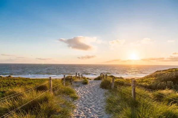 Caminho Para Pôr Sol — Fotografia de Stock