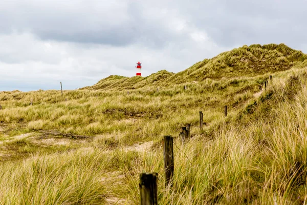 Vuurtoren Duinen Sylt — Stockfoto