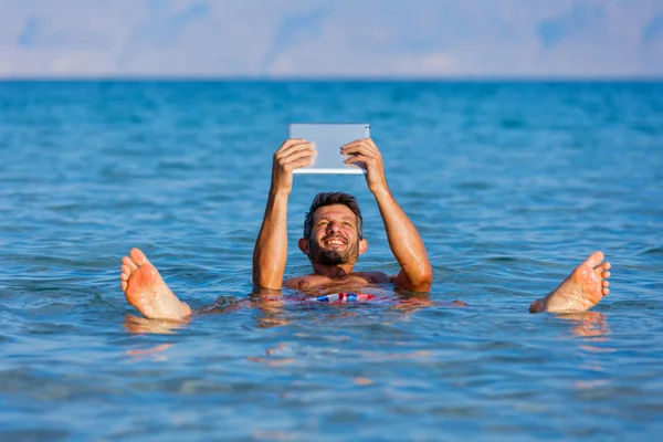 Man At The Dead Sea, Israel.