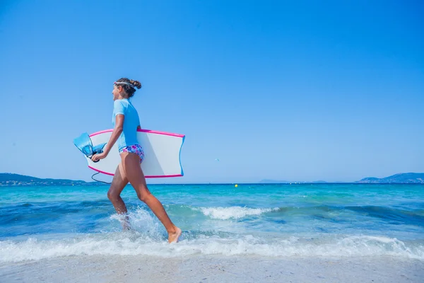 Menina Surf feliz . — Fotografia de Stock