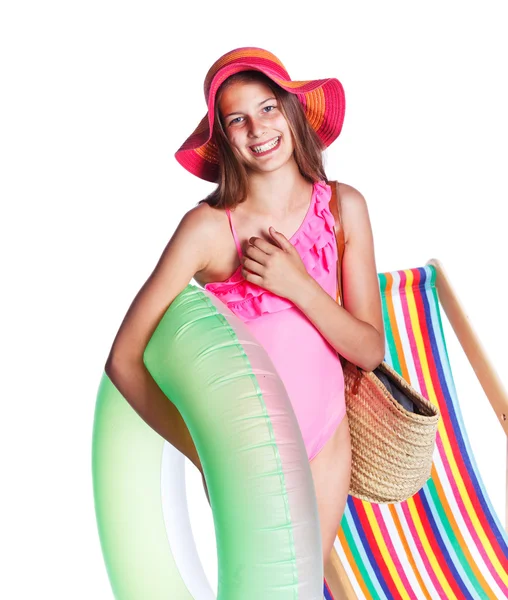 Girl in swimsuit — Stock Photo, Image