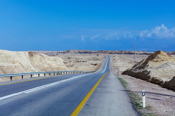 Öknen road. Israel — Stockfoto