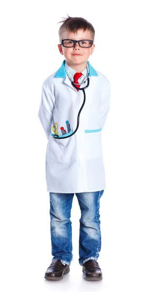 Boy little doctor — Stock Photo, Image