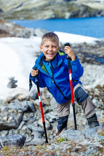 Melhor caminhada na Noruega . — Fotografia de Stock