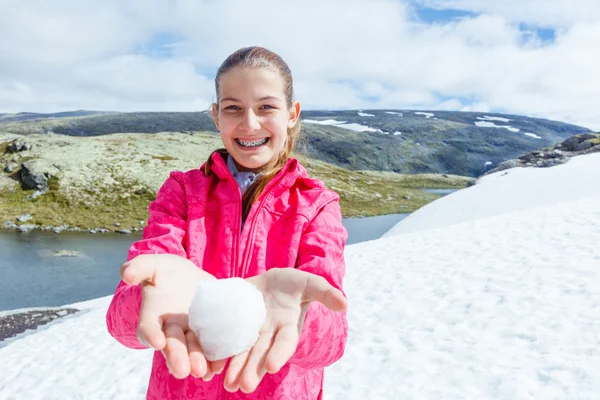 Beste norwegische Wanderung. — Stockfoto