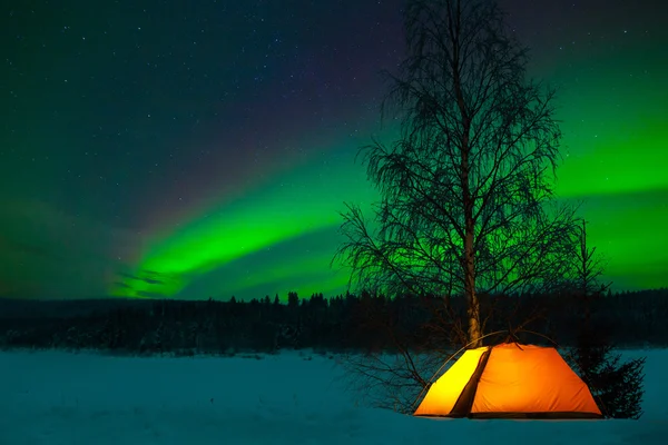 Campeggio a nord — Foto Stock