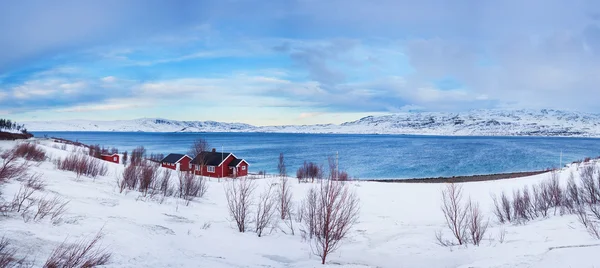 Norwegia. zima — Zdjęcie stockowe