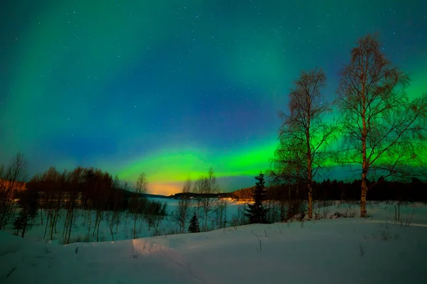 Luces boreales — Foto de Stock