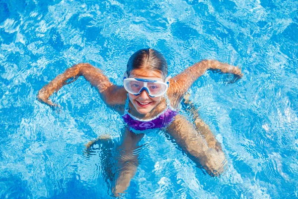 Girl with surf — Stock Photo, Image