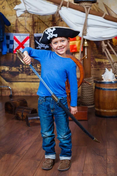 Ragazzo pirata — Foto Stock