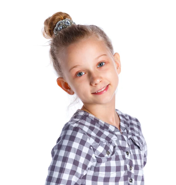 Menina posando em estúdio — Fotografia de Stock