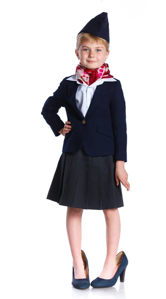 Little stewardess — Stock Photo, Image