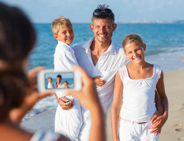 Familienbild — Stockfoto