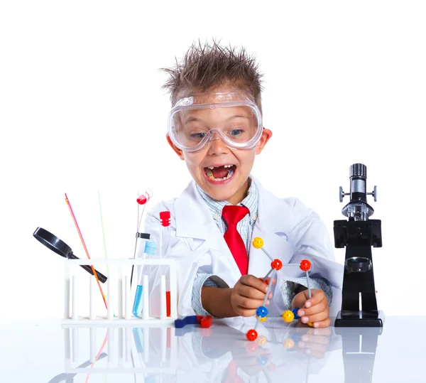 Kleiner Chemiker — Stockfoto