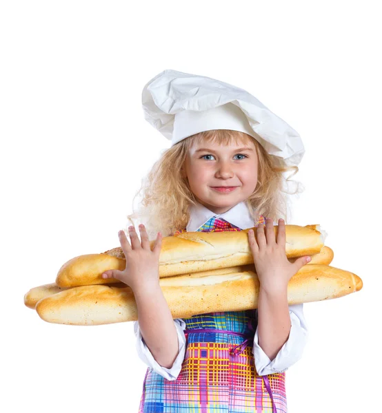 Little baker. — Stock Photo, Image