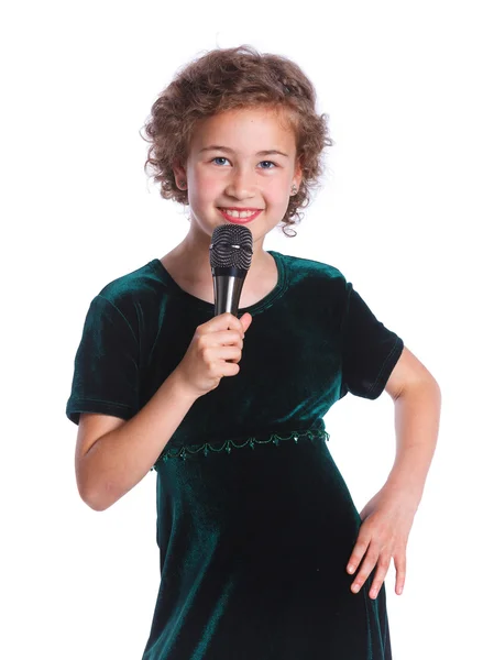 Pequeña cantante —  Fotos de Stock