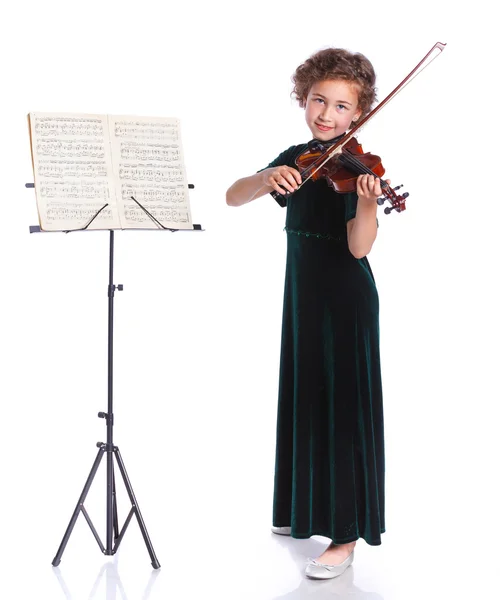 Piccolo violinista — Foto Stock