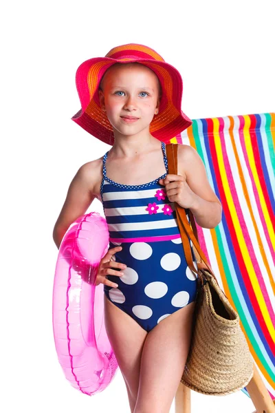 Dziewczyna w stroju kąpielowym — Zdjęcie stockowe