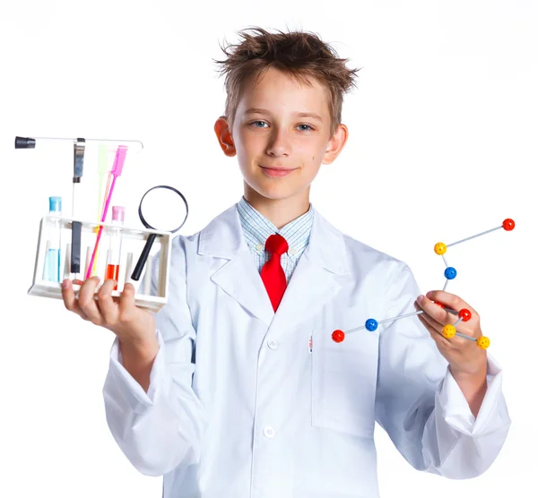 Young enthusiastic Chemist — Stock Photo, Image