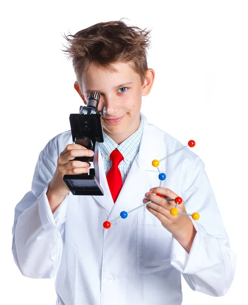 Young enthusiastic Chemist — Stock Photo, Image