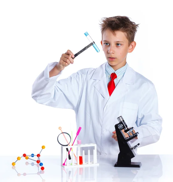 Young enthusiastic Chemist — Stock Photo, Image