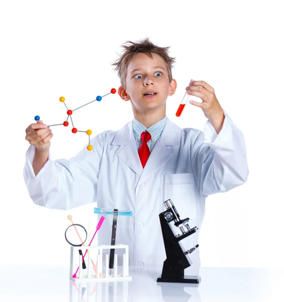 Young enthusiastic Chemist — Stock Photo, Image