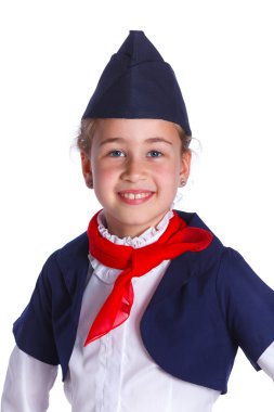 Sevimli küçük hostes