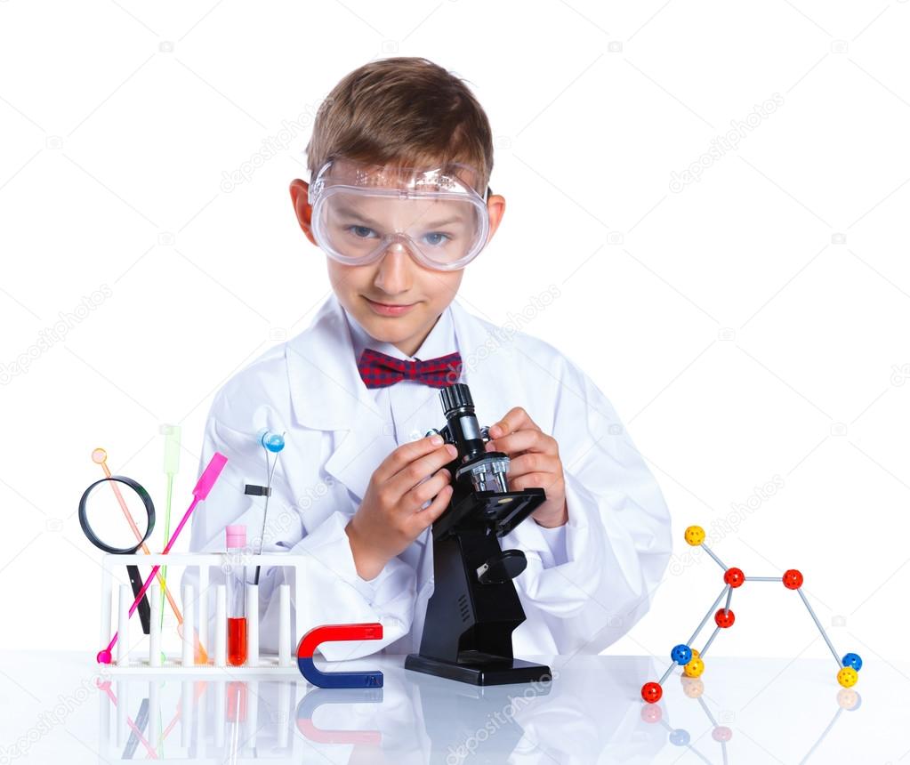 Young enthusiastic Chemist