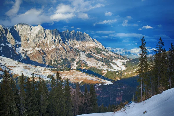 Inverno Alpes montanha — Fotografia de Stock