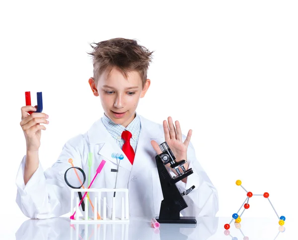 Young enthusiastic Chemist — Stock Photo, Image