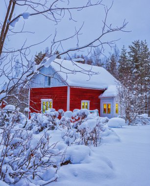 Kırmızı ev. Finlandiya