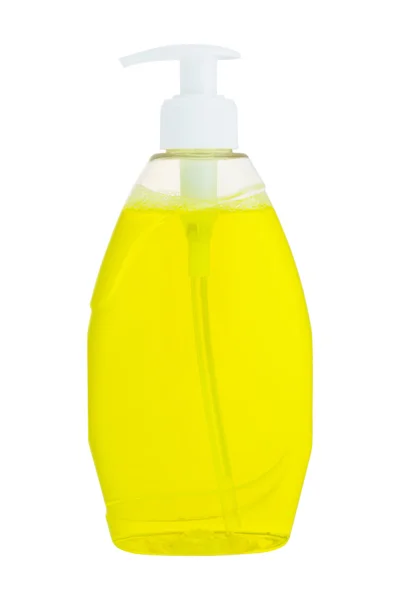 Bouteille de savon liquide plastique — Photo