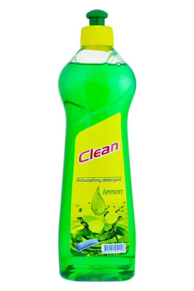 Butelki z tworzyw sztucznych detergentów — Zdjęcie stockowe