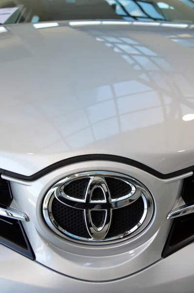 Toyota kovový symbol — Stock fotografie