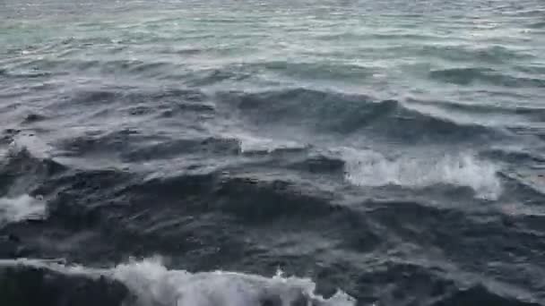 Schoon en kalme zee — Stockvideo