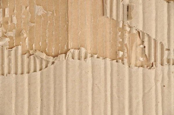 Морщинистый гофрированный картон — стоковое фото