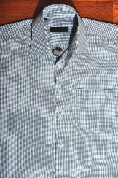 Gray plaid shirt — Stock Photo, Image