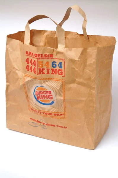 Burger King packaging — Stock Photo, Image