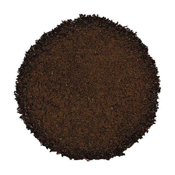 Natural Dry Black Tea Leaves Turkish Tea Bergamot Isolated White — Stock Photo, Image