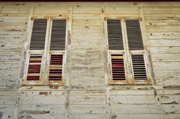 Buyukada Istanbul Located Old Antique House Old Fashioned Ξύλινα Παράθυρα — Φωτογραφία Αρχείου