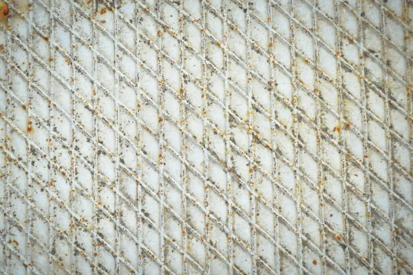 Roestig Geschilderd Metalen Plaat Oppervlak Rusty Metalen Textuur Achtergrond — Stockfoto