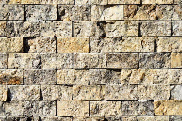 Rechteckig Ausgeschnittene Beige Marmor Wand Textur Hintergrund Sein Kann Fliese — Stockfoto