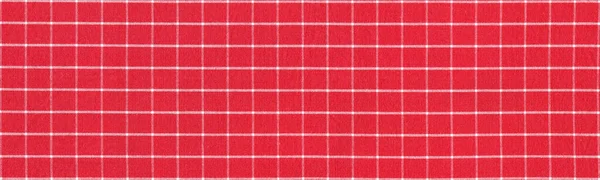 Tejido Cuadros Clásico Blanco Rojo Diseño Abstracto Geométrico Patrón Fondo — Foto de Stock