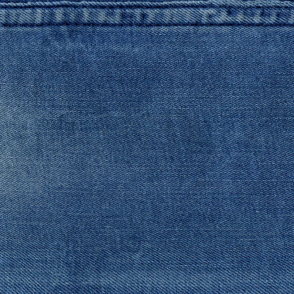Seam Blue Denim Cotton Jeans Fabric Texture Background Wallpaper — Stock Photo, Image