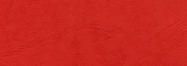 Geschikt Voor Achtergrond Leer Textuur Oppervlak Kraft Rood Papier Close — Stockfoto